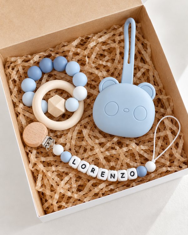 Box Esencial, color celeste